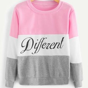 Adorable Block Color Sweatshirt!!
